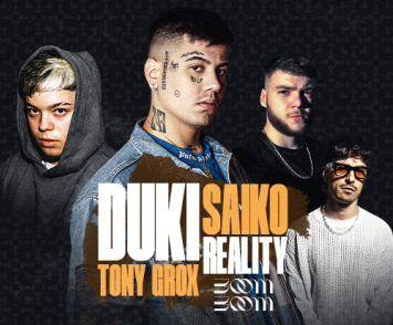 Duki Saiko Reality Boom Boom Dj Tony Grox Conciertos Marcaentradas Com Venta De